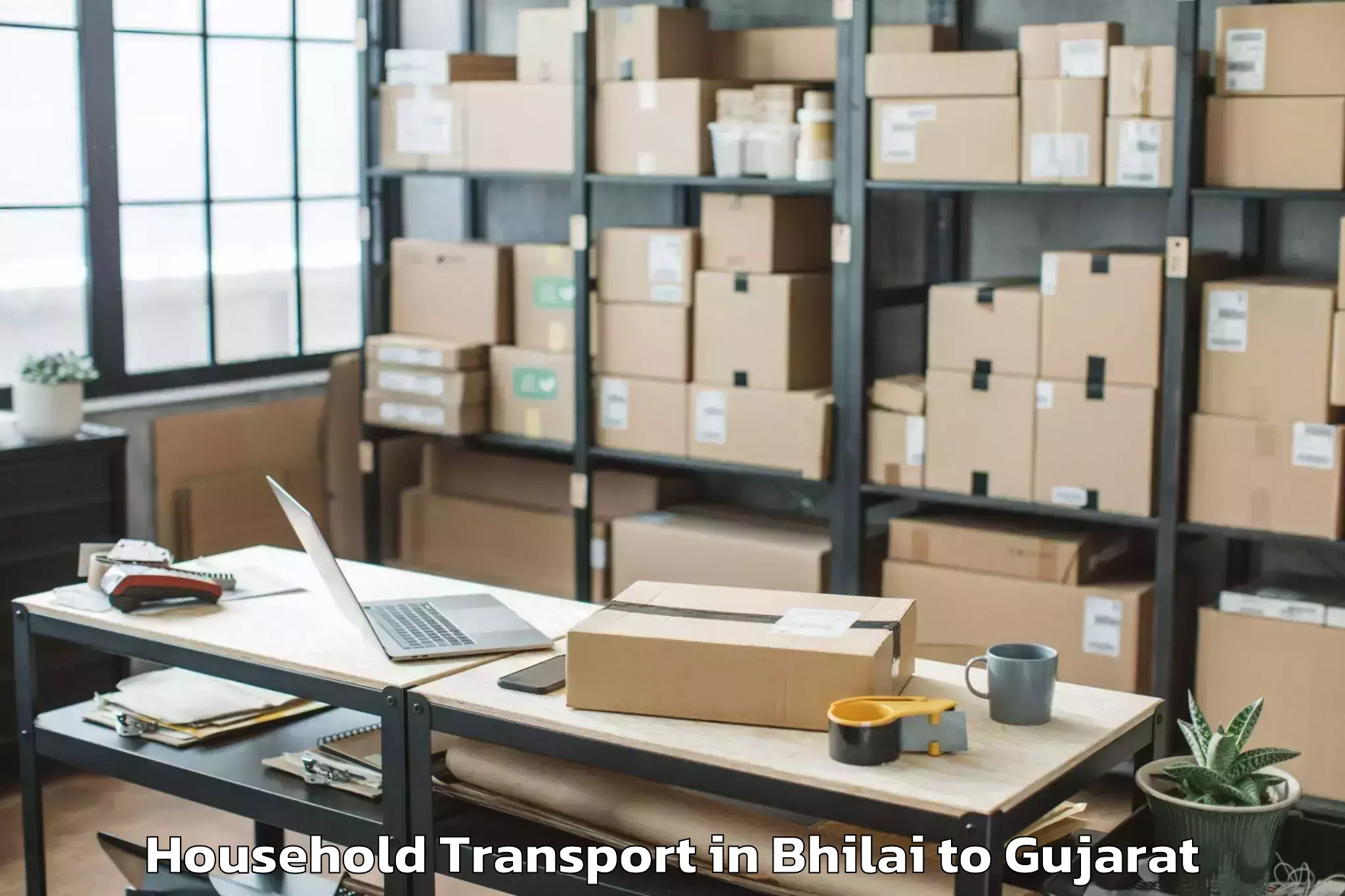 Top Bhilai to Anklesvar Household Transport Available